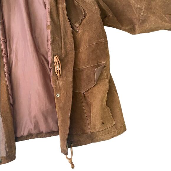 Vintage Lew Magram Suede Leather Jacket Large - Picture 8 of 13